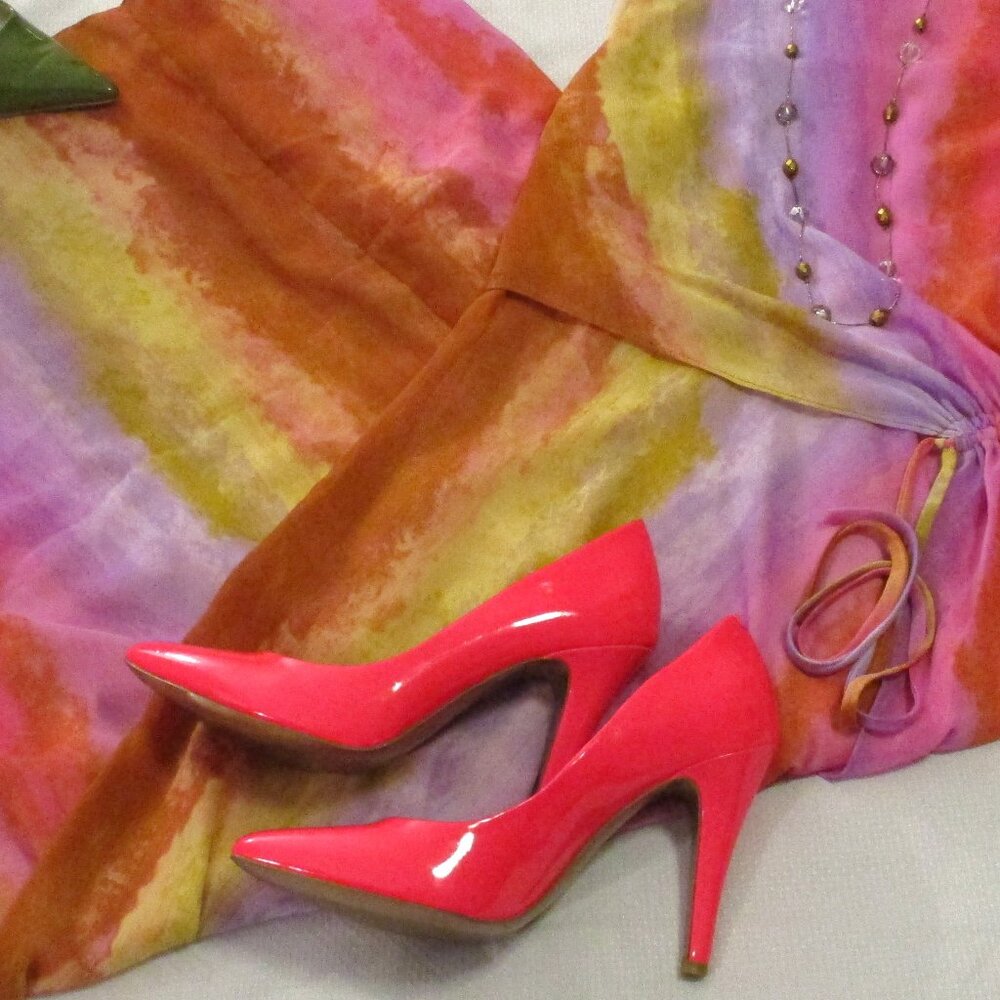 π NINE WEST MULTI-COLOR DRESS β SIZE S β NWT π - Picture 15 of 16